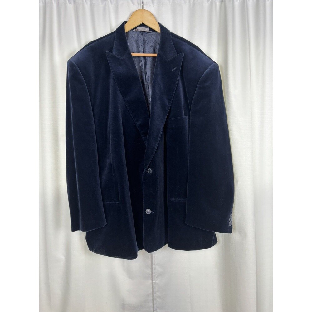 Xxiotti Big &Tall Men’s Velvet 2 button Sport jacket 56L